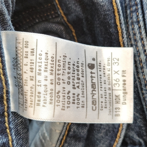 CARHARTT CARPENTER JEANS - Picture 3 of 8